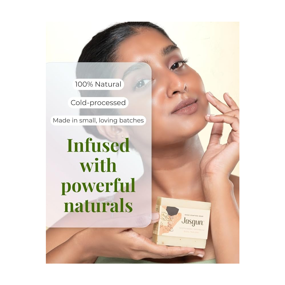 JASGUN Basil Tea Leaf Cold Processed Soap